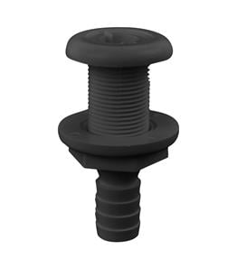 Attwood Thru-Hull Connector 3/4 Black