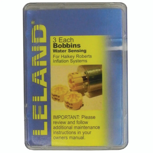 Leland Yellow Auto Bobbins 3Pk