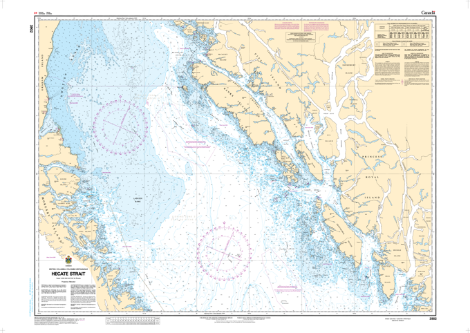 Chart 3902 - Hecate Strait