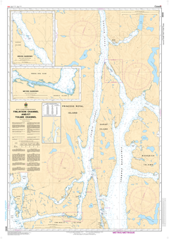Chart 3943 - Finlayson Channel and/et Tolmie Channel