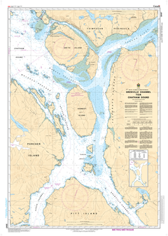 Chart 3947 - Grenville Channel to Chatham Sound