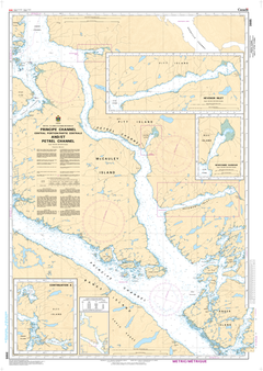 Chart 3985 - Principe Channel Central Portion/Partie Centrale and/et Petrel Channel
