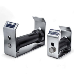 Muir Bow Roller for Drum Winch – 4” Wide Stainless Steel Bracket (Suits DW08) - Steveston Marine and Hardware