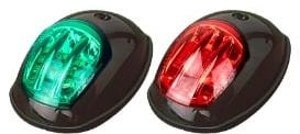 Seadog Black Led Navigation Lights Port And Starboard