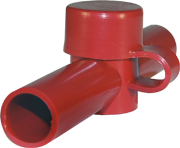 Blue Sea Systems Dual Entry CableCap - Red - 4003