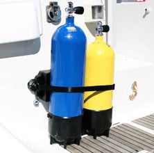 Railblaza Dive Bottle Rack Kit Blk - Steveston Marine and Hardware