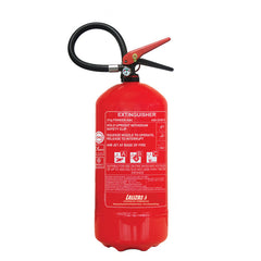 Lalizas Fire Extinguisher Dry Powder, 9kg, Stored Pressure w/ Wall Bracket, MED