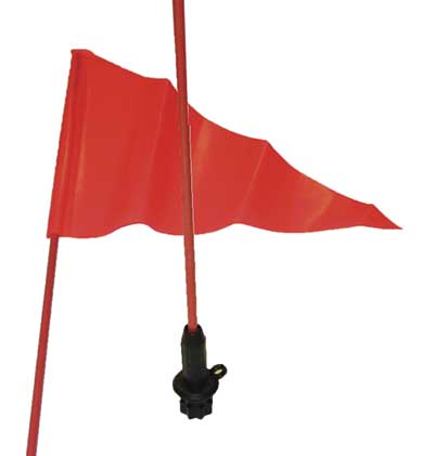 Railblaza Flag Whip And Pennant Black Base