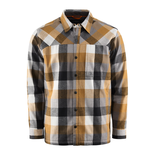 Grundens Bankside Lined Shacket - Freestone Plaid - Size M