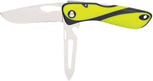 Wichard Knife Flour. W/Shackle Key & Open