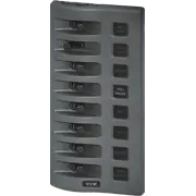 Blue Sea Systems WeatherDeckÃ‚Â® 12V DC Waterproof Fuse Panel - Gray 8 Positions - 4308 - Steveston Marine and Hardware