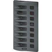 Blue Sea Systems Wd Panel 12V 8-Pos.GreyBulk