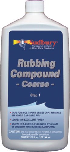 Sudbury Rubbing Comp Coarse 32Oz - Steveston Marine and Hardware