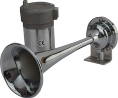 seadog horn trumpet mini s/s w/comprssr