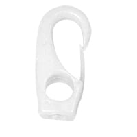 Lalizas Snap Hook w/ Eye Ã˜10x49mm, f/ Ã˜6mm Cord, Polyam. White