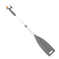 Lalizas Paddle Telescopic w/ Double Hook, Ã˜30mm L156-203cm, Grey