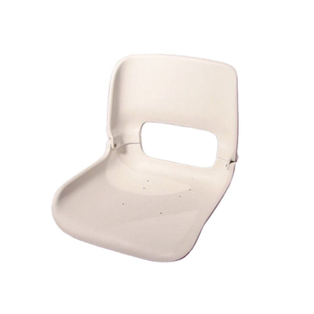 Tempress All - Weather Low - Back Seat Shell w/ T - Nuts - White - Steveston Marine and Hardware