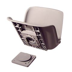 Tempress All-Weather Back Seat Shell with Quick Disconnect Mount 45133 - Gray