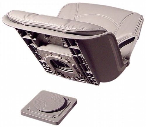 Tempress All Weather Low Back Boat Seat Gray And Cushion Combo 45153