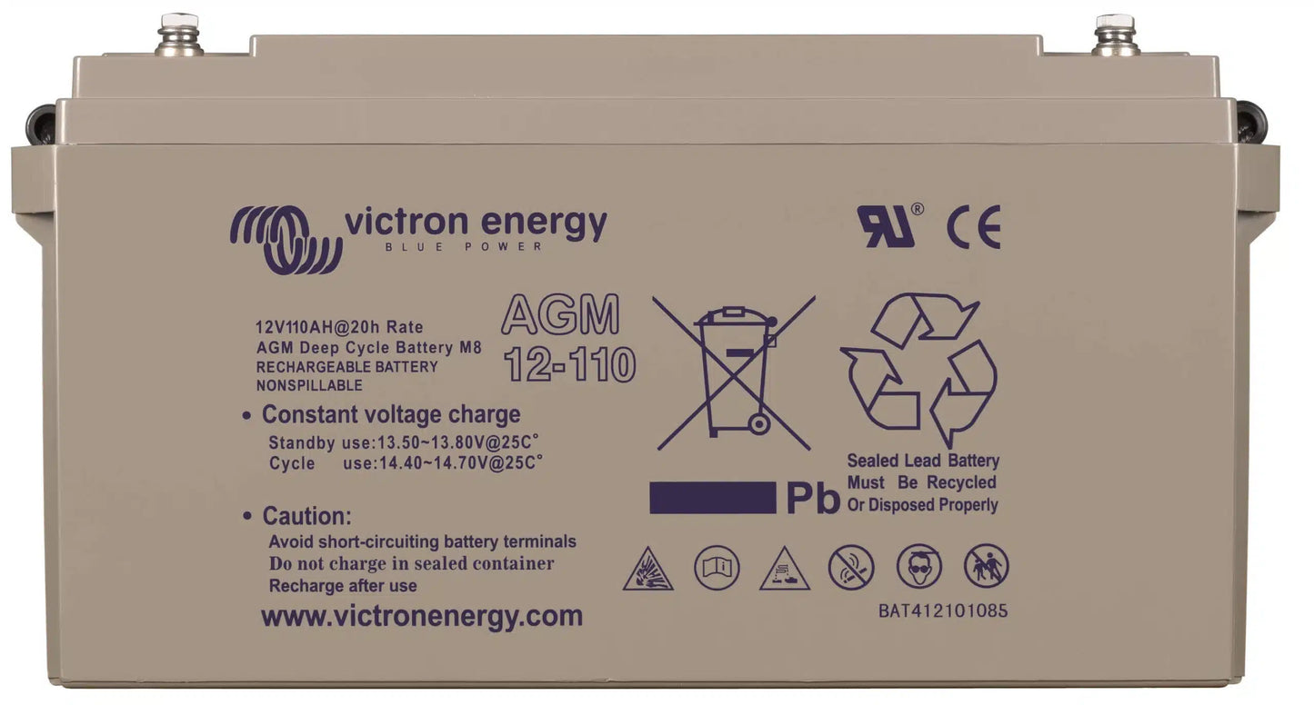 Victron AGM Deep Cycle Batteries [Standard (without M8) and with M8]
