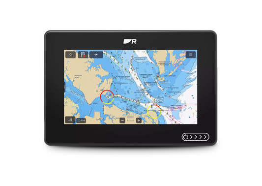 Raymarine AXIOM 2, Chartplotter Sonar with LHC North America and RV-100 Transducer