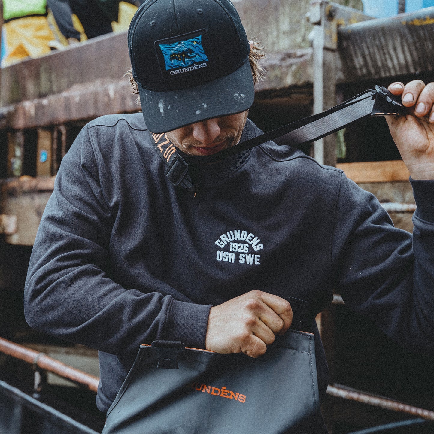 1926 Crew Sweatshirt Black- 50012