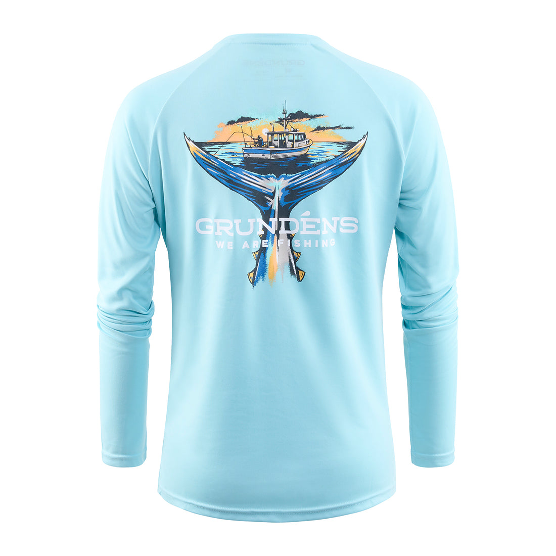Grundens Women's Tuna Tailscape LS Tech Tee (50180)