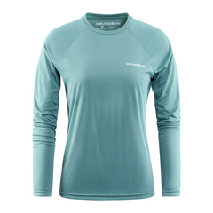 Grundens Women's Salmon Tailscape LS Tech Tee (50181)