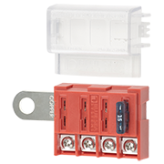 Blue Sea Systems Fuse Block St-Blade Btm 4-Circ