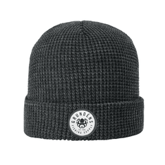 Grundens Kraken Waffle Beanie - Heather - Charcoal - Steveston Marine and Hardware