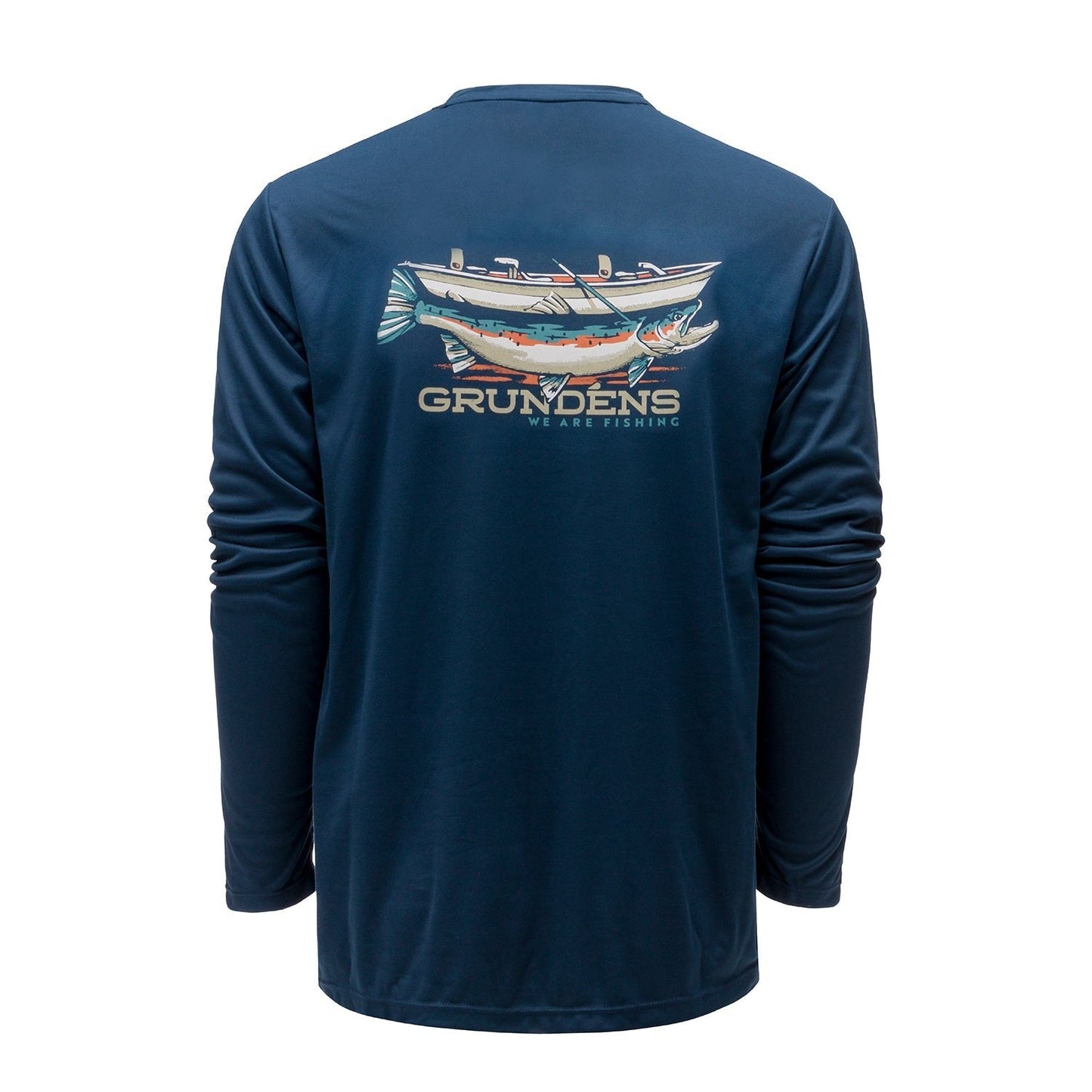 Grundens Drift Boat LS Tech Tee - Steveston Marine and Hardware