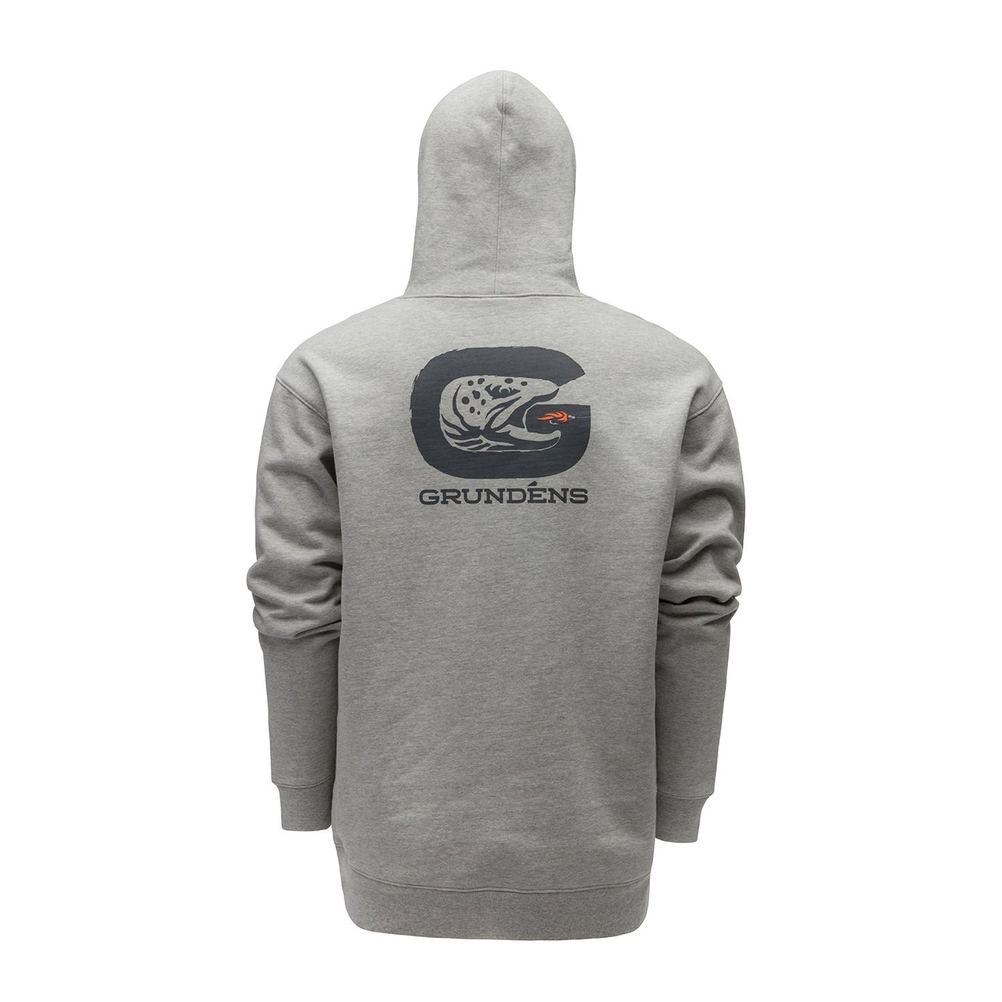 Grundens G Trout Hoodie - Athletic Heather - Size S