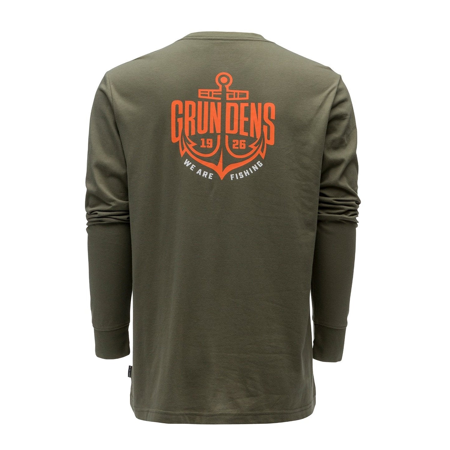 Grundens Logo Anchor LS T-Shirt - Forest - Steveston Marine and Hardware