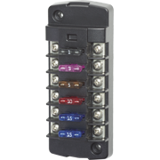 Blue Sea Systems ST Blade Fuse Block - 6 Independent Circuits -