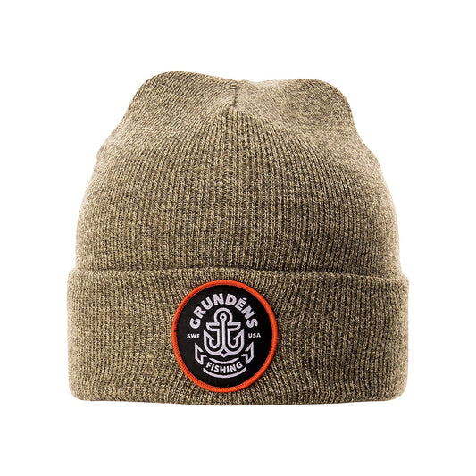 Grundens Watchhouse Beanie Anchor - Heather Loden