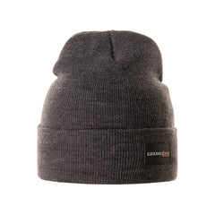 Grundens Watchhouse Beanie Logo - Black Heather - Steveston Marine and Hardware