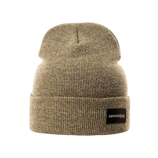 Grundens Watchhouse Beanie Logo - Heather Loden