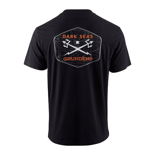 Grundens Dark Seas X Grundens Deploy SS T-Shirt - Black - Size L
