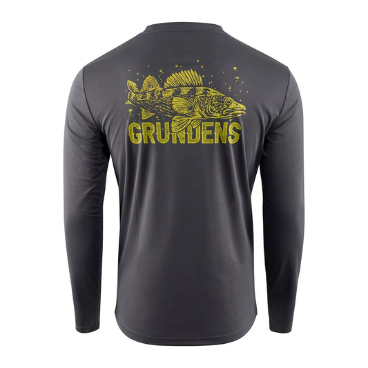 Grundens King of the Lakes LS Tech Tee - Anchor - Steveston Marine and Hardware