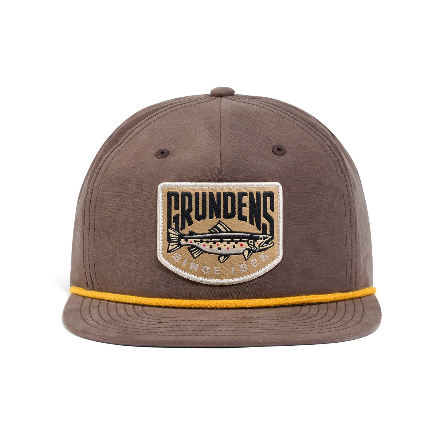 Grundens Trout Patch Rope Trucker - Brown - One Size