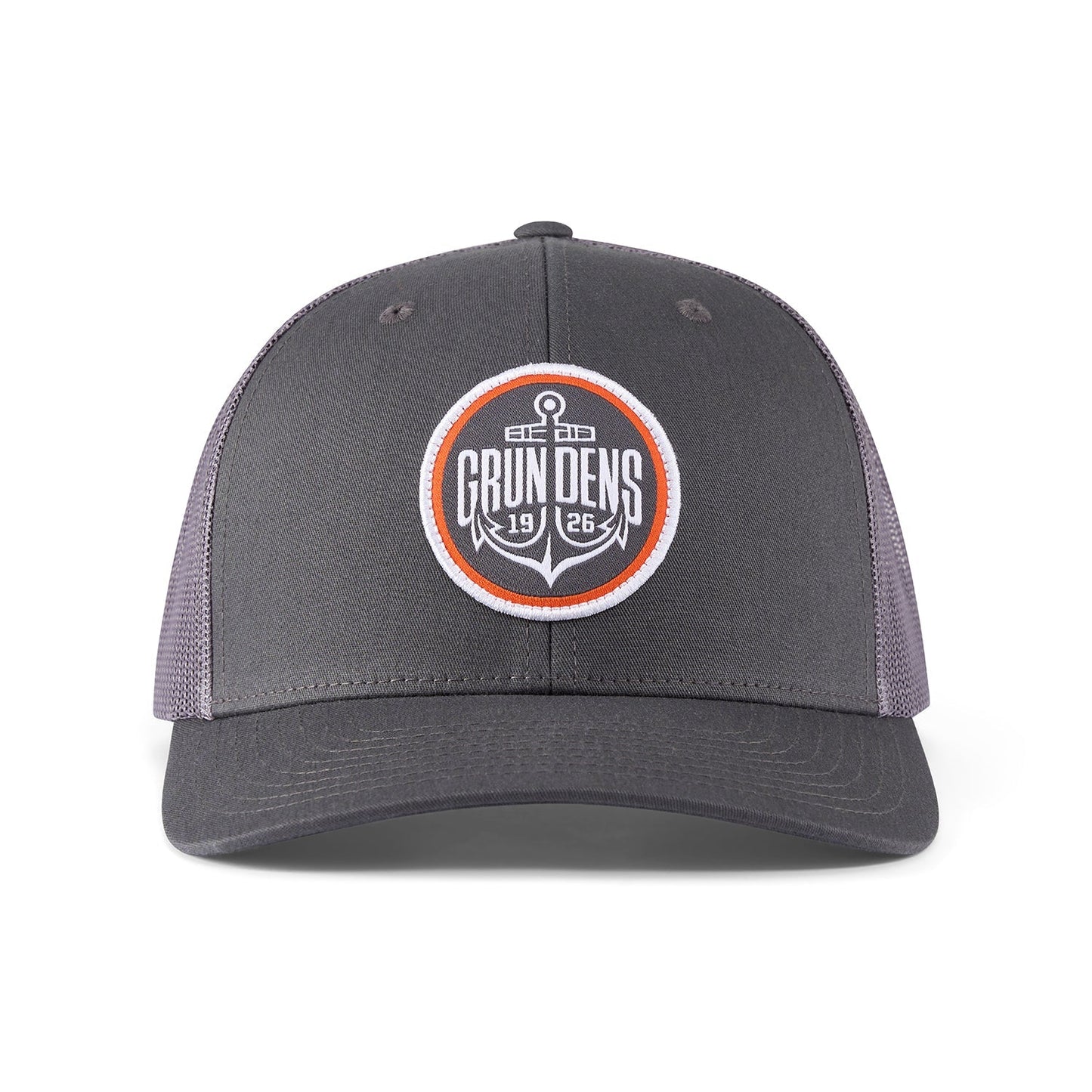 Grundens Logo Anchor Trucker - - Charcoal