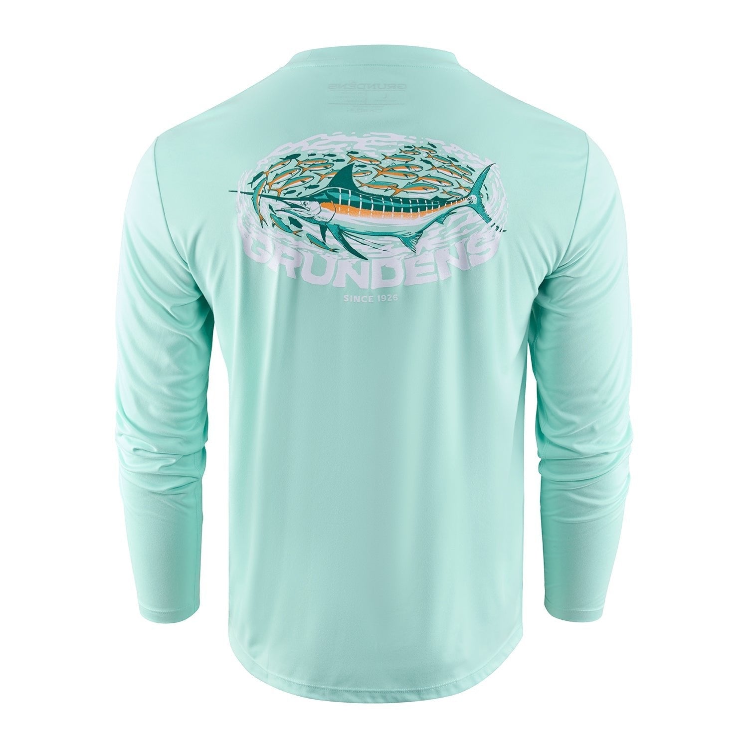 Grundens Marlin Magic LS Tech Tee - Yucca - Steveston Marine and Hardware