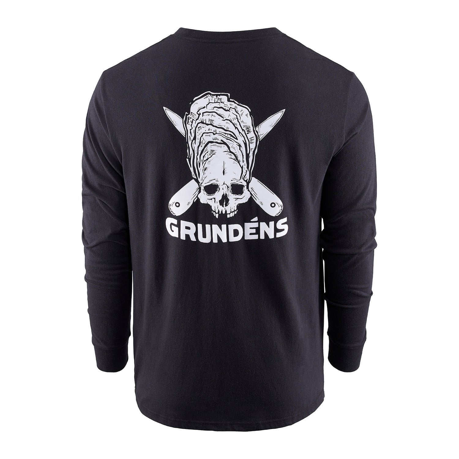 Grundens Zero Shucks LS T-Shirt - Black - Steveston Marine and Hardware