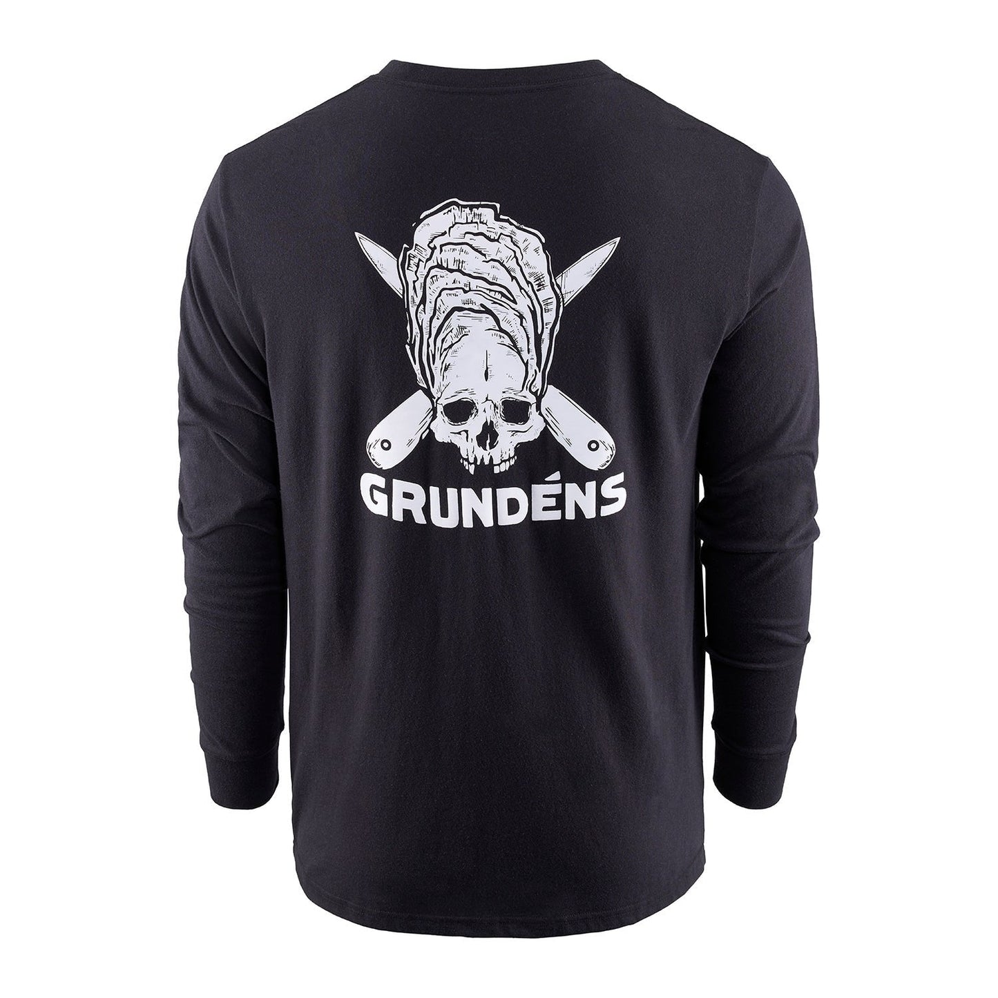 Grundens Zero Shucks LS T-Shirt - Black - Steveston Marine and Hardware