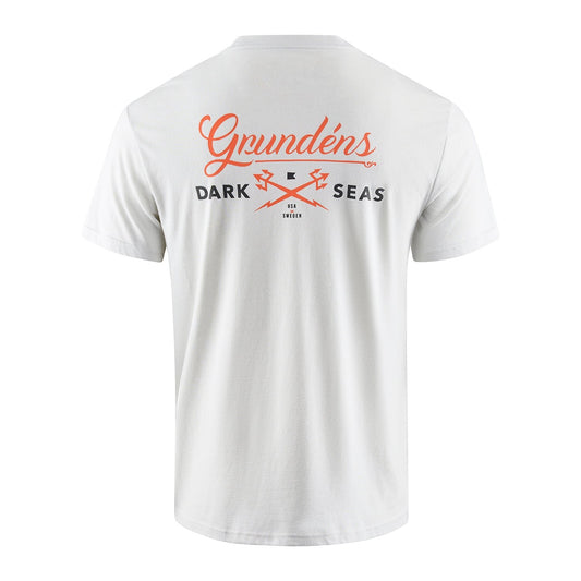 Grundens Dark Seas X Grundens Common Bond SS T-Shirt - Oyster - Size L