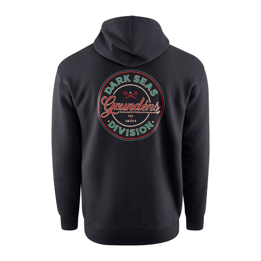 Grundens Dark Seas X Grundens Instinctive FZ Hoodie - Black - Size L