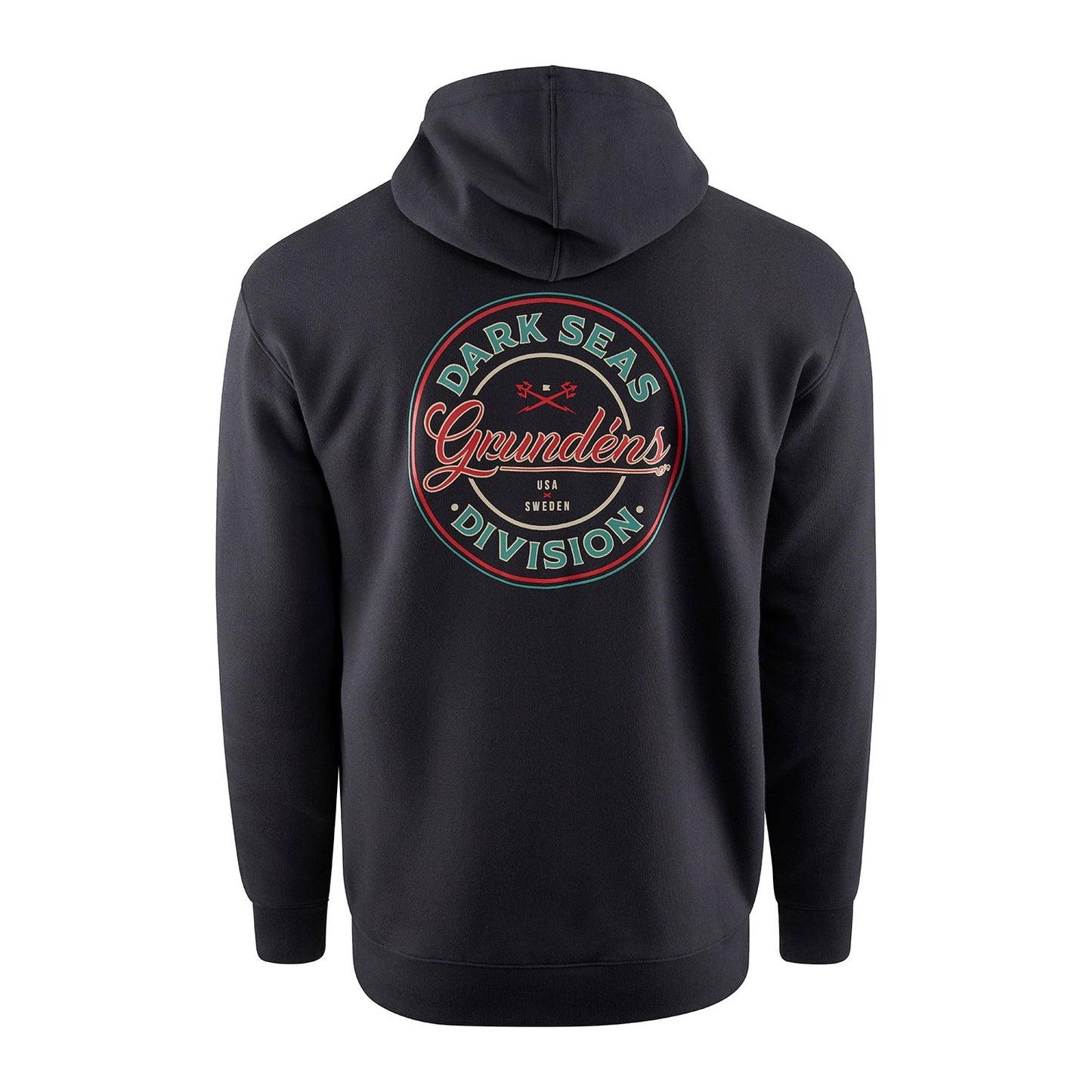 Grundens Dark Seas X Grundens Instinctive FZ Hoodie - Black - Size XXL