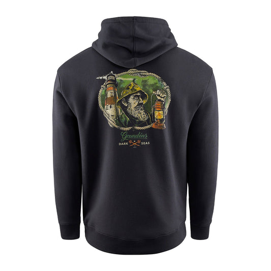 Grundens Dark Seas X Grundens Watchman Hoodie - Black - Size L