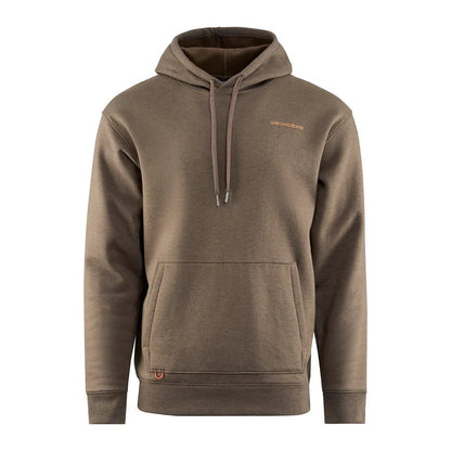 Grundens Displacement DWR Hoodie - Anchor Otter Heather - Steveston Marine and Hardware