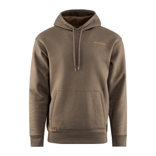 Grundens Displacement DWR Hoodie - Anchor Otter Heather - Steveston Marine and Hardware